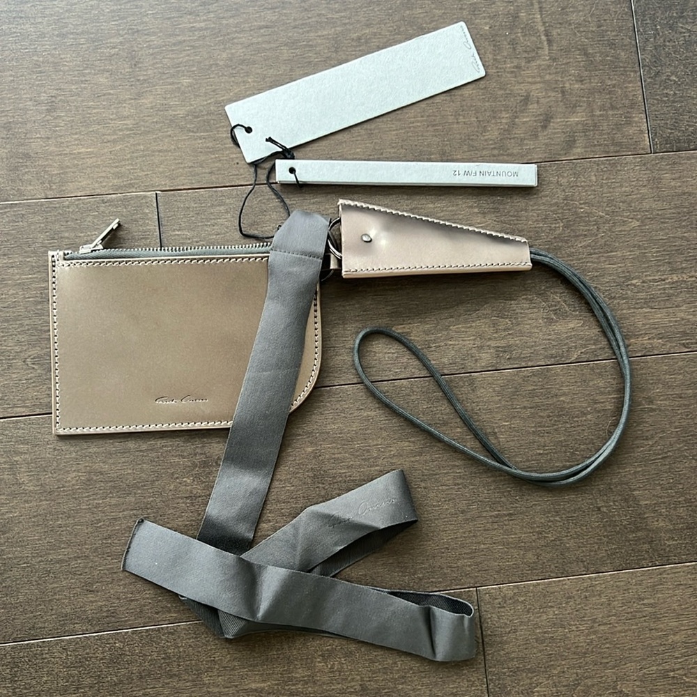 Rick Owens neck wallet